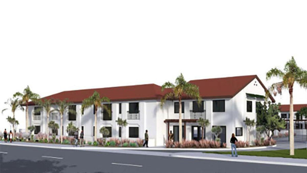 Rendering of 2691 W. La Palma a motel conversion in Anaheim