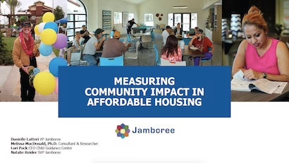 APA Conference: Measuring Community Impact In Affordable Housing

