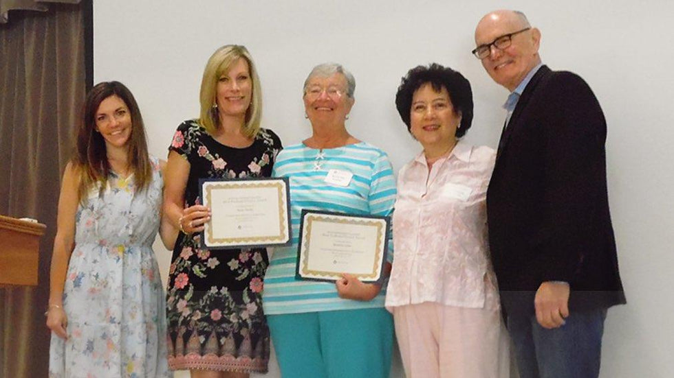 Jamboree honors the Most Dedicated Seniors as part of the first Volunteer Appreciation Awards.
