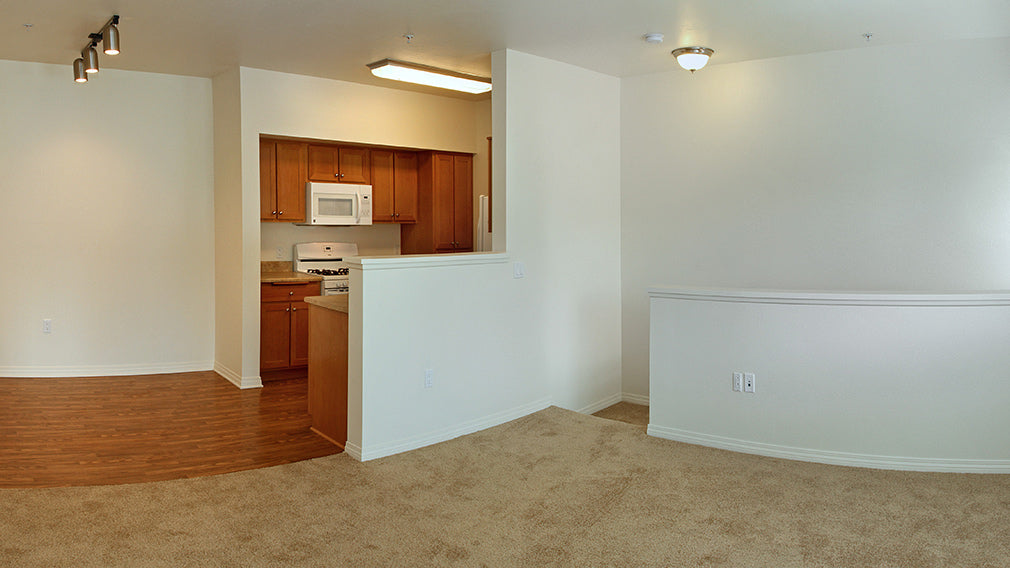 Resident unit apartment interior in Jamborees Greenleaf an affordable family community in Anaheim CA
